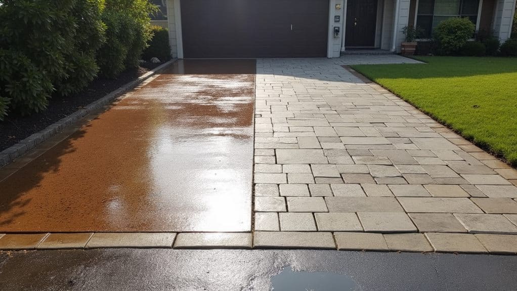 resin vs traditional driveways