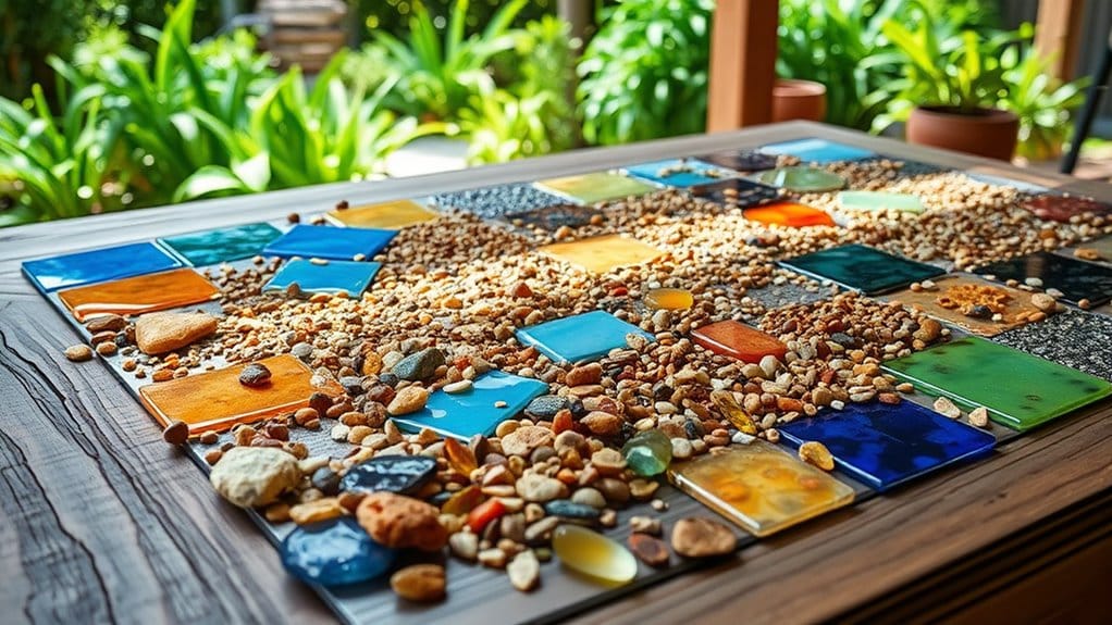 resin and aggregate selection