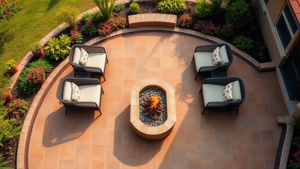 resin bound patio transformations