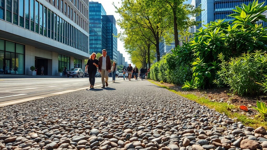 resin bound gravel urban landscaping