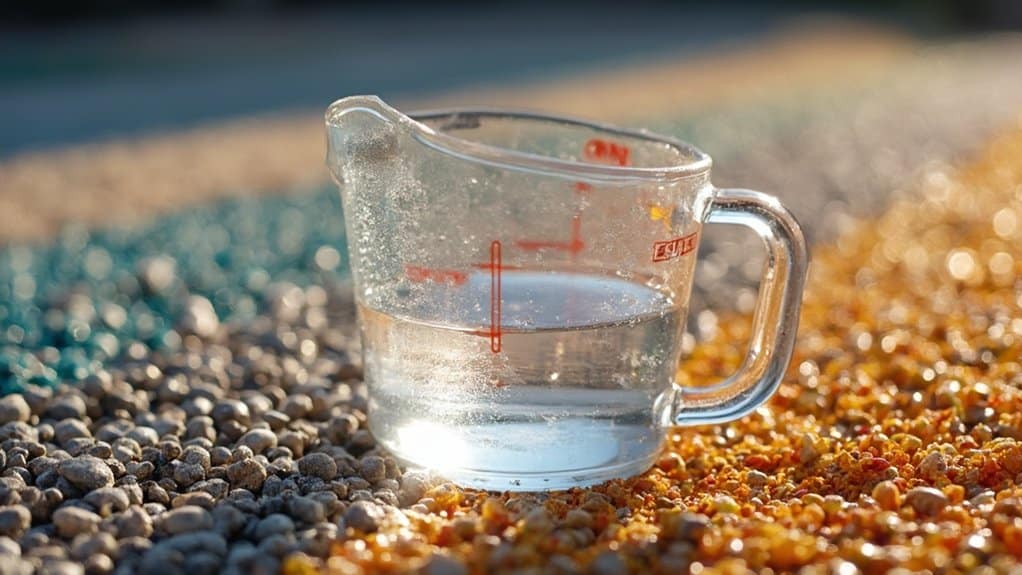 resin for gravel calculation