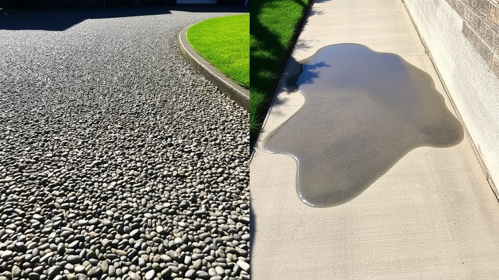 water flow and retention