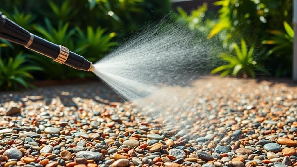 careful pressure washing techniques