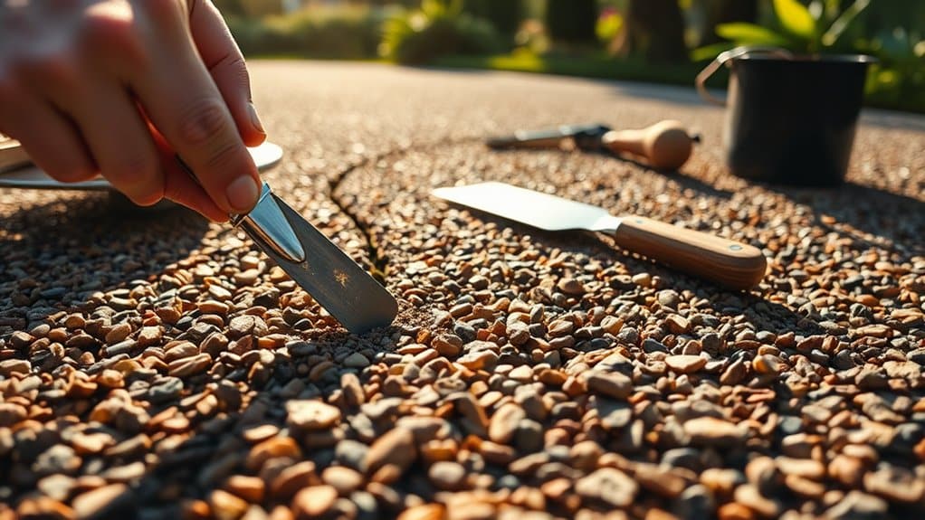 crack prevention for resin bound surfaces