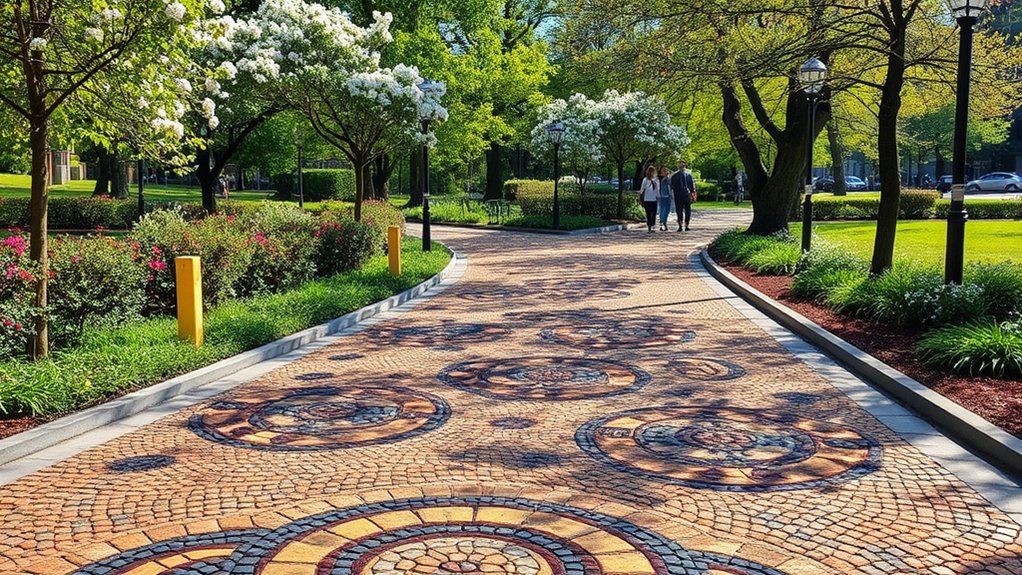 customizable resin bound walkways