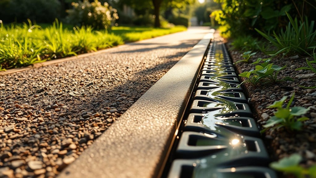 permeable driveway water management