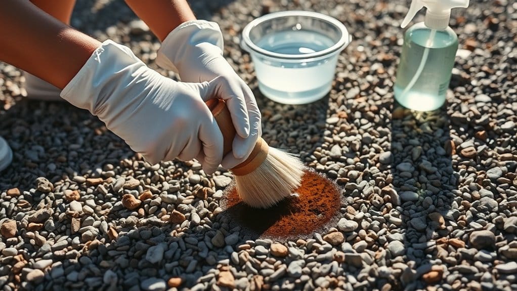 regular gravel cleaning maintenance