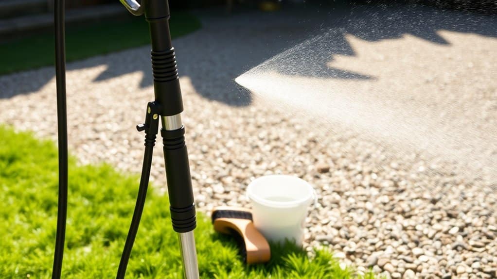 resin bound gravel cleaning tools