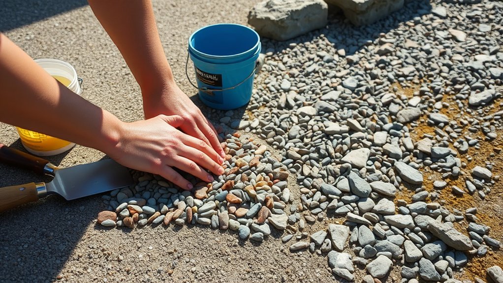 resin bound gravel repair process
