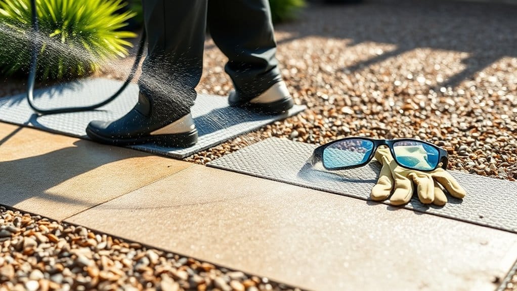 surface cleaning precautions advised