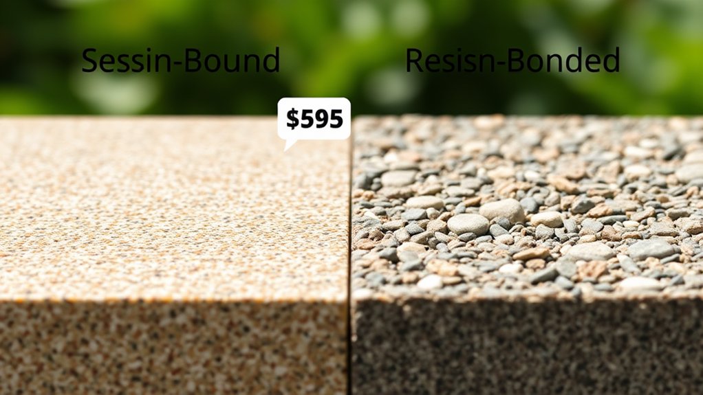 cost comparison resin surfaces