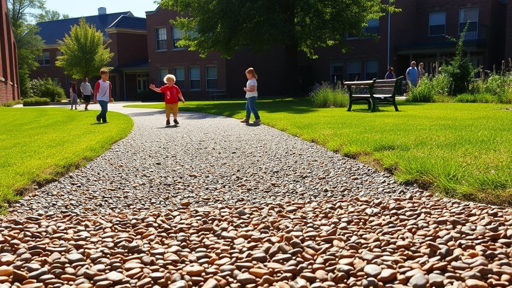 durable low maintenance school surfaces