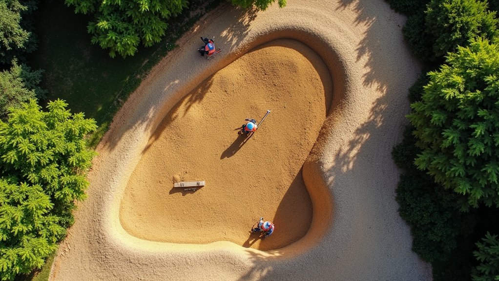 installing gravel on slopes