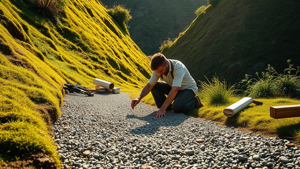 proper slope installation techniques