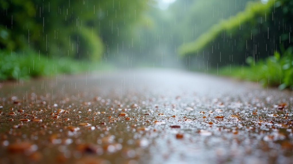 rainy day installation concerns