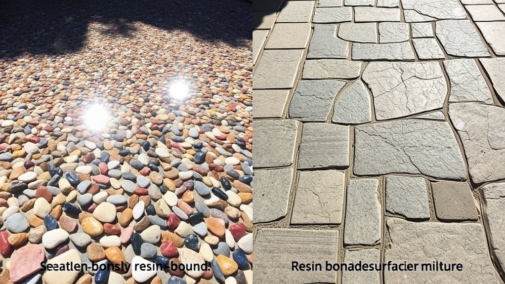 resin surfaces for various applications