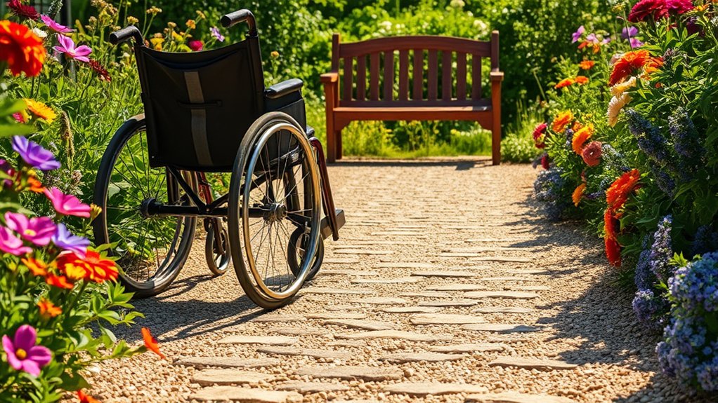 safe accessible garden pathways