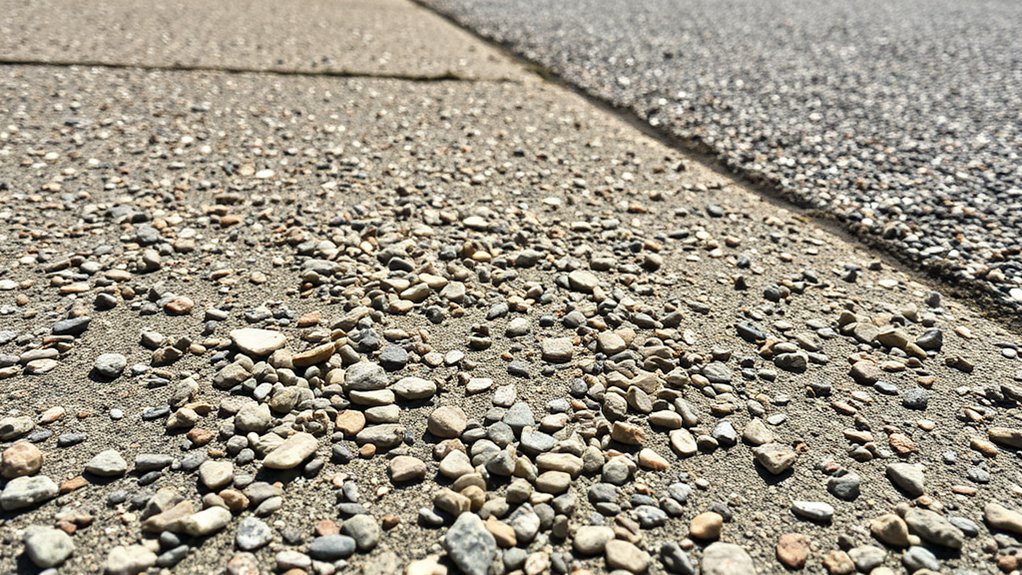 loose stones create hazards