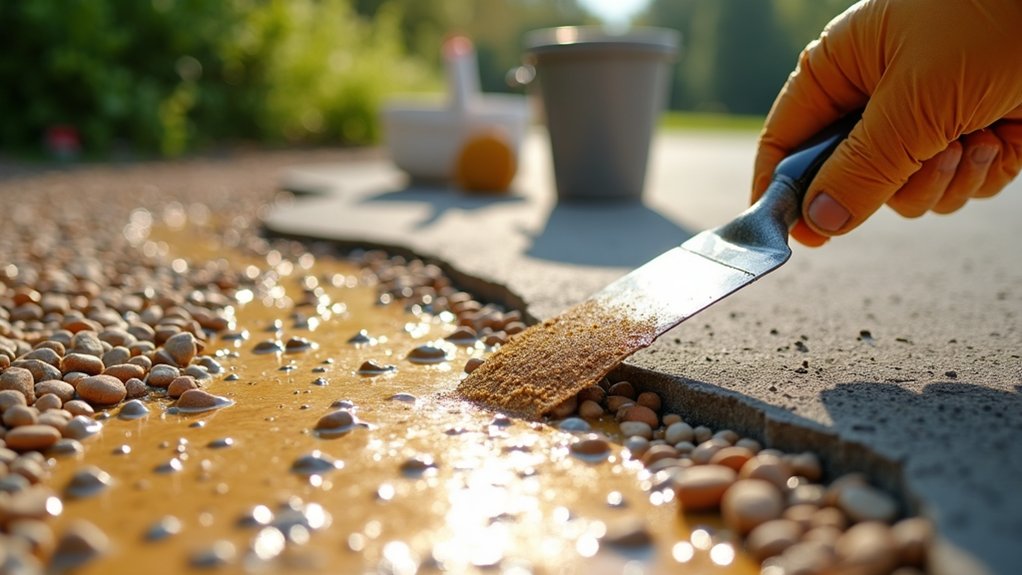 repairing resin bound gravel
