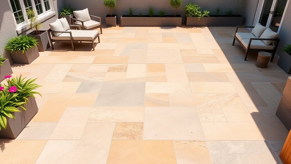 resin bound patio materials selection
