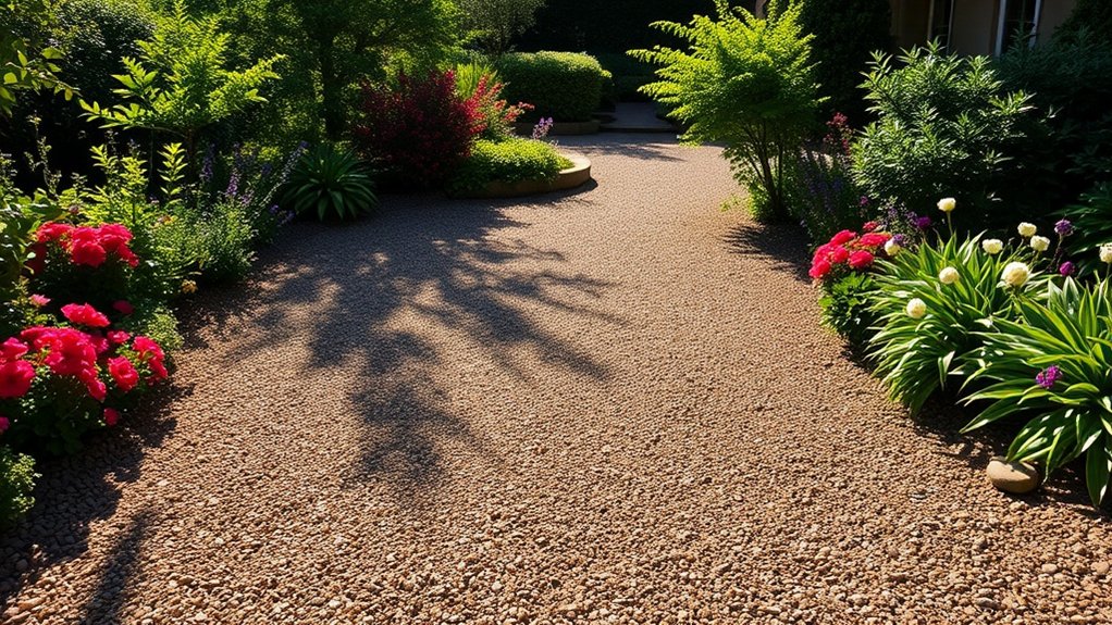 aesthetic gravel driveway options