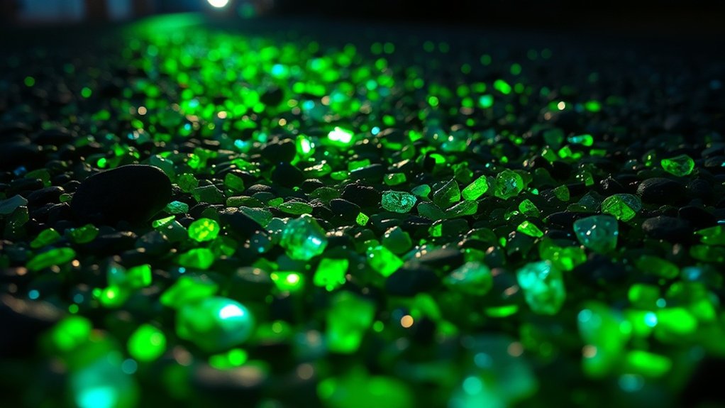 glowing pathways through photoluminescence