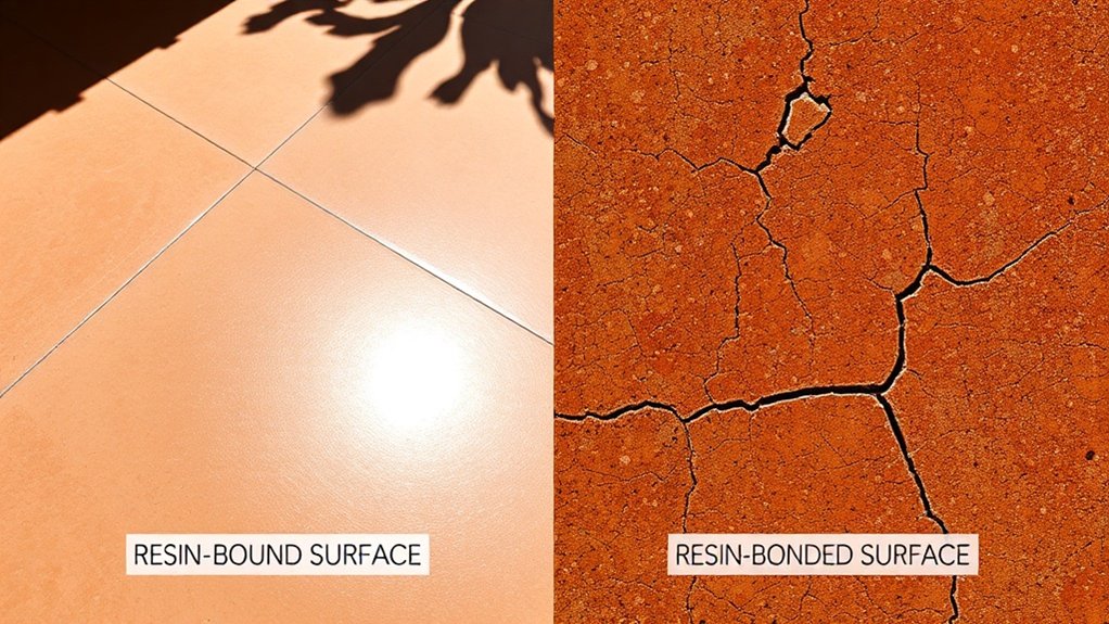 resin bound surfaces outperform heat