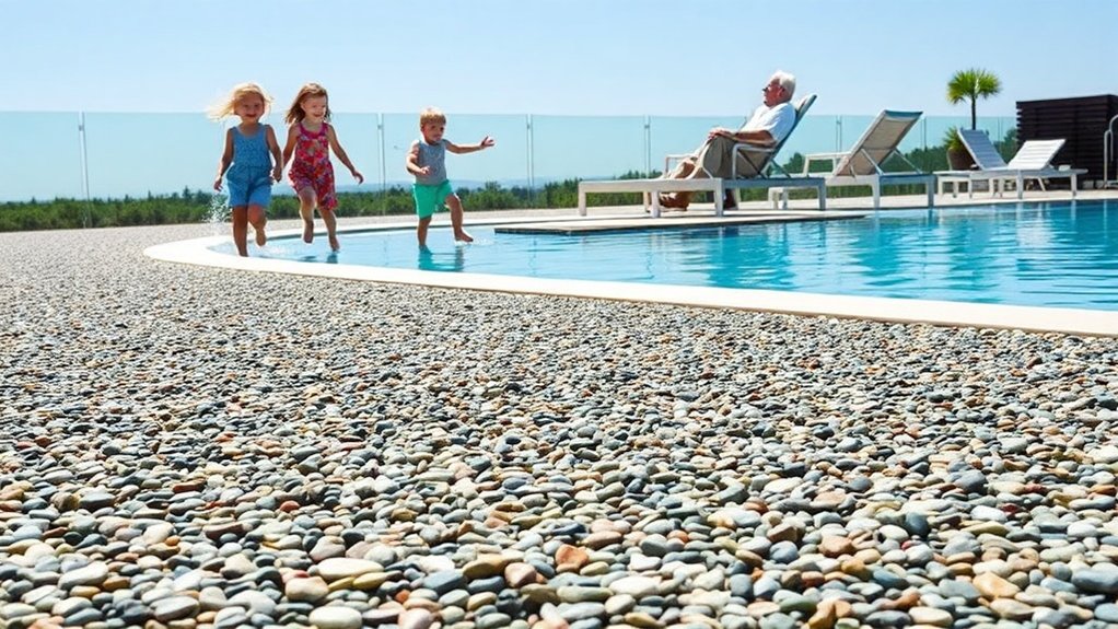 safe non slip pool surround