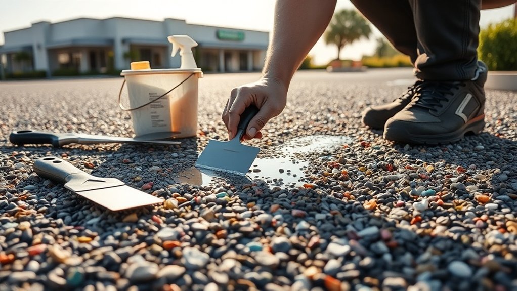 surface repair for gravel