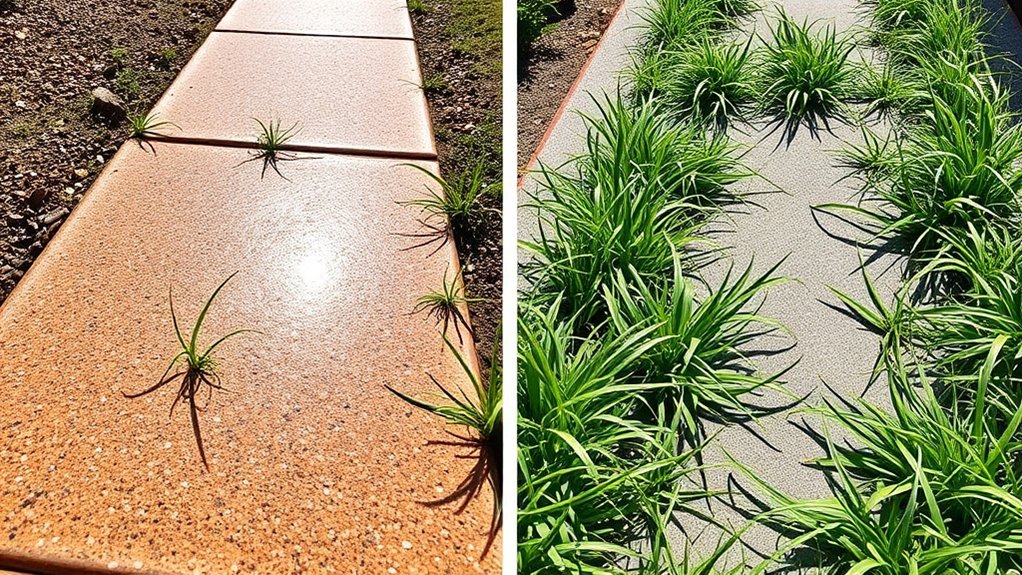 weed resistant resin bound surfaces