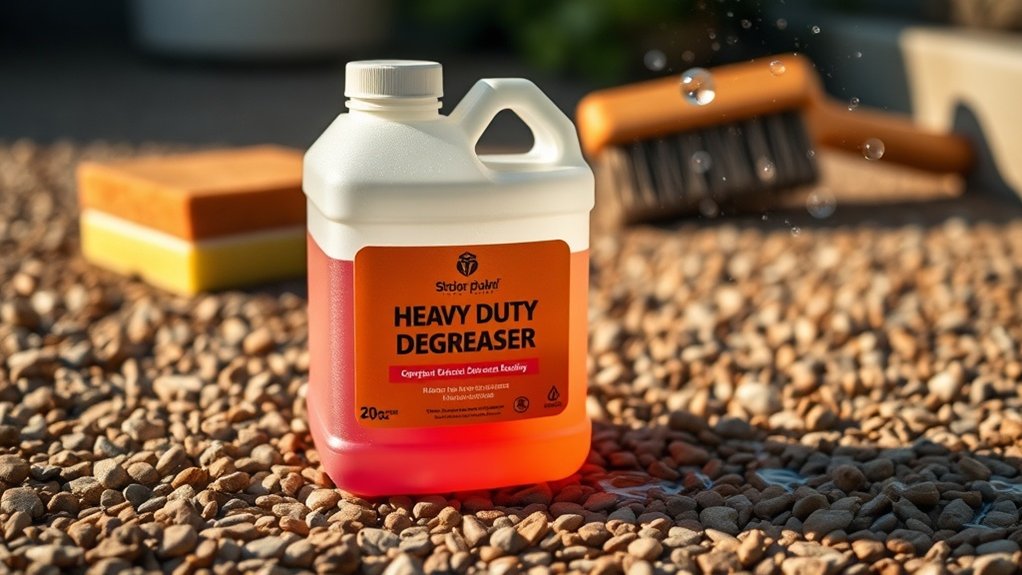 choose appropriate degreaser carefully