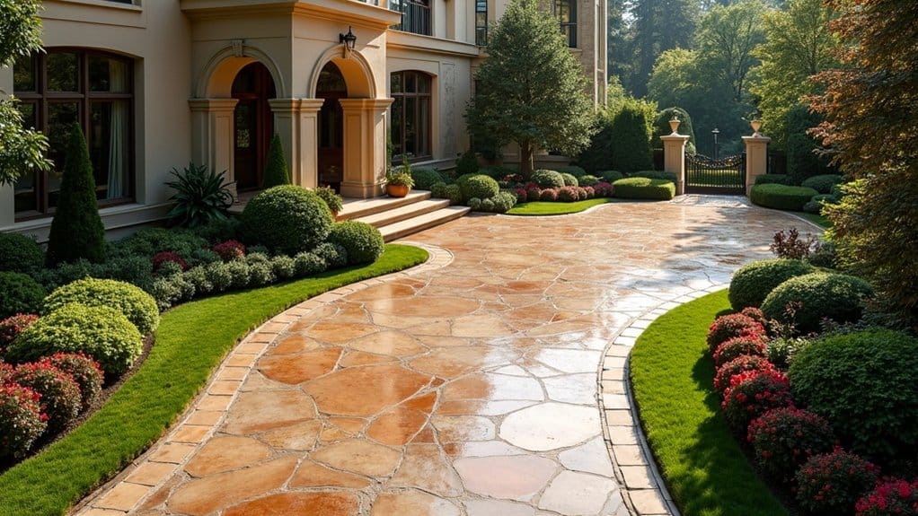 luxury homes driveway choice