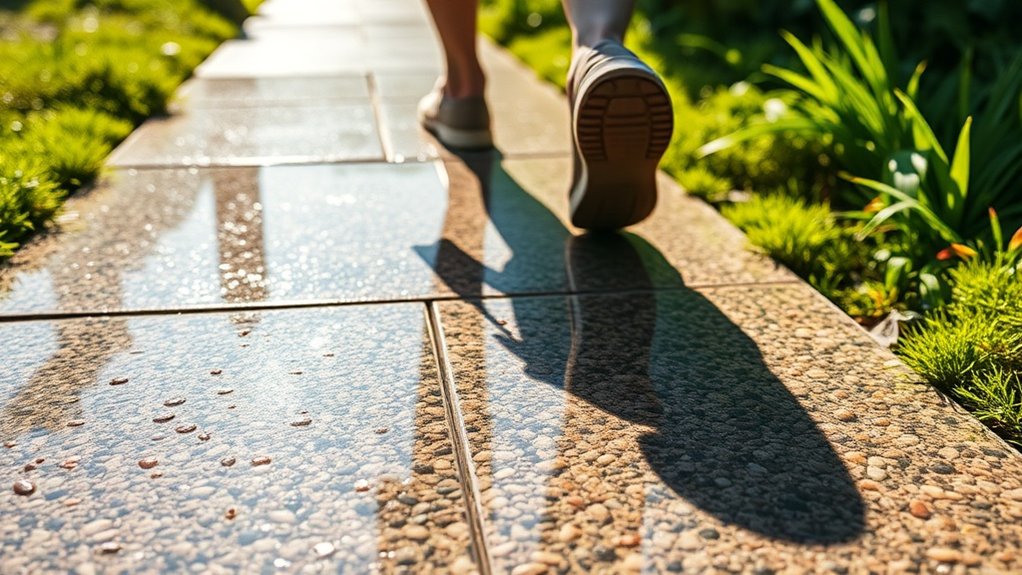 moss resistant resin bound paths