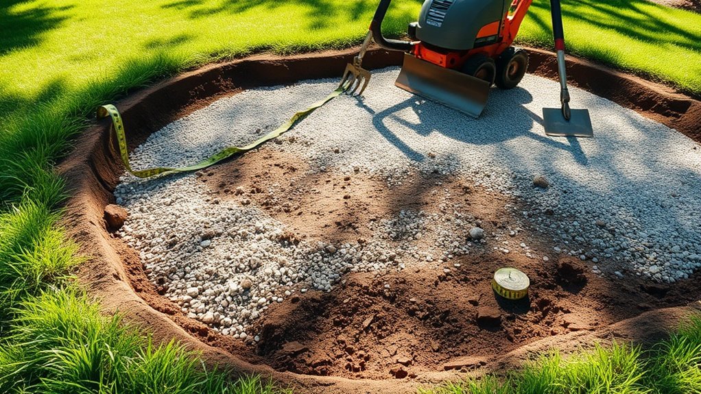 proper site excavation required