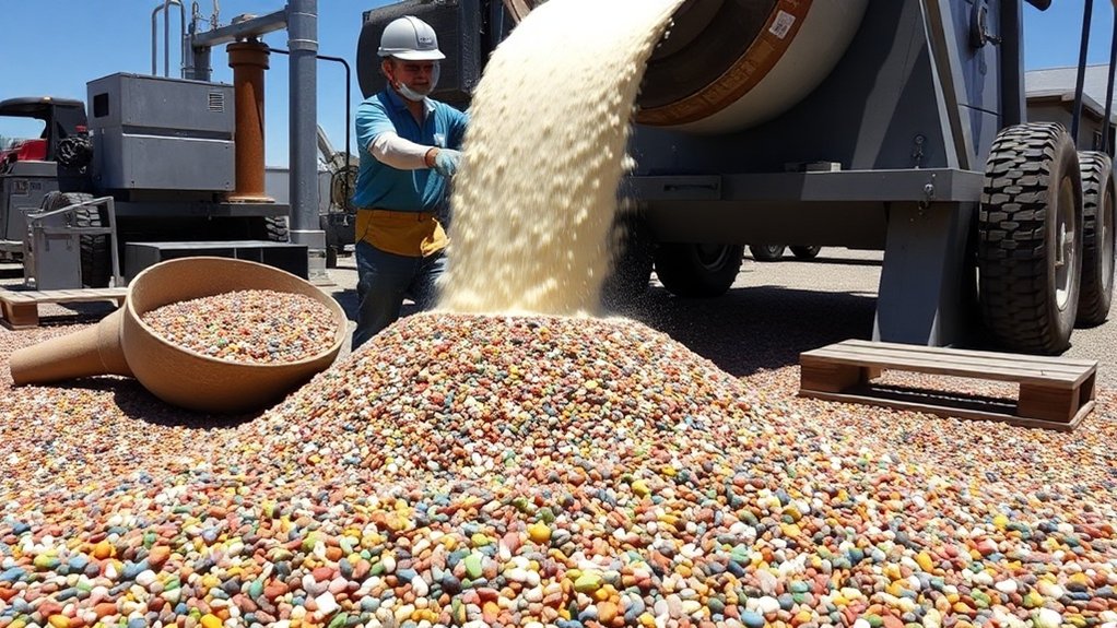 resin aggregate mixing techniques essential