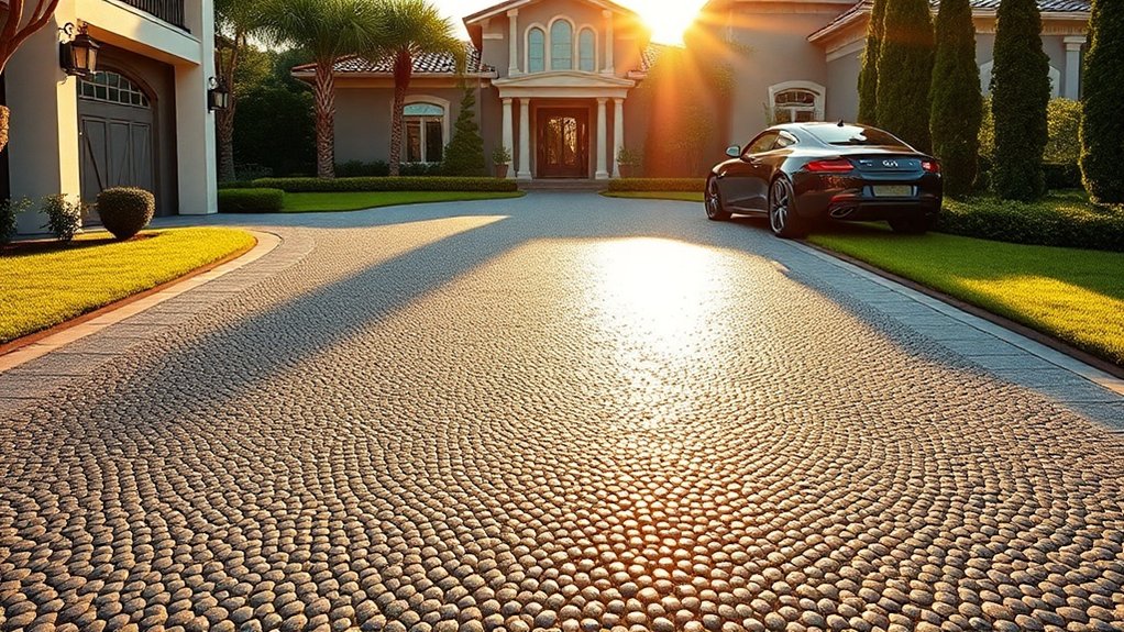 resin driveways enhance property value
