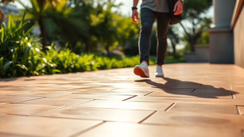 seamless surface enhances safety