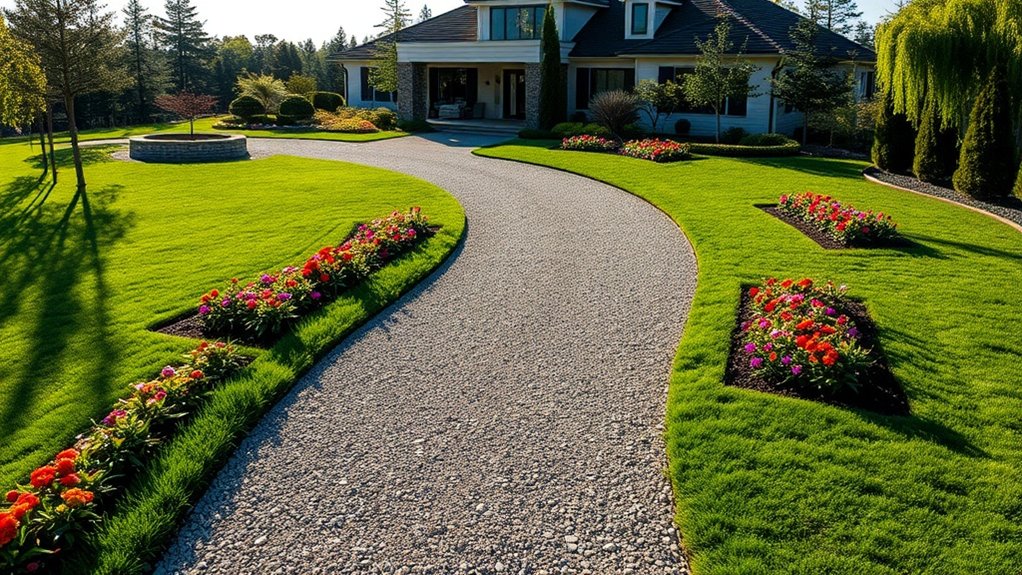 aesthetic driveways enhance property value