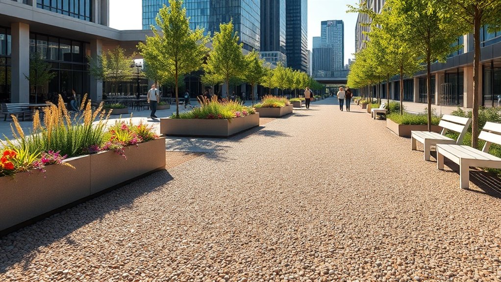 aesthetic functional urban pathways