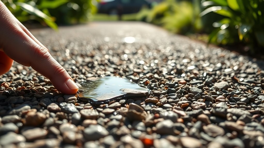 assessing resin bound gravel condition