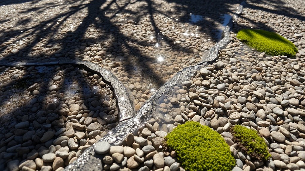 causes of water pooling