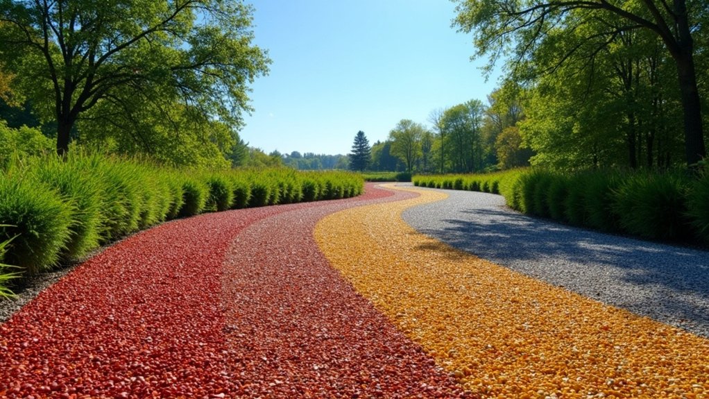 climate affects gravel color
