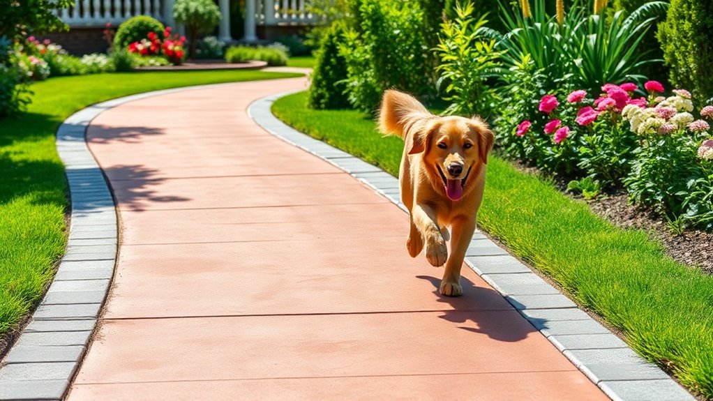 durable low maintenance pet pathways