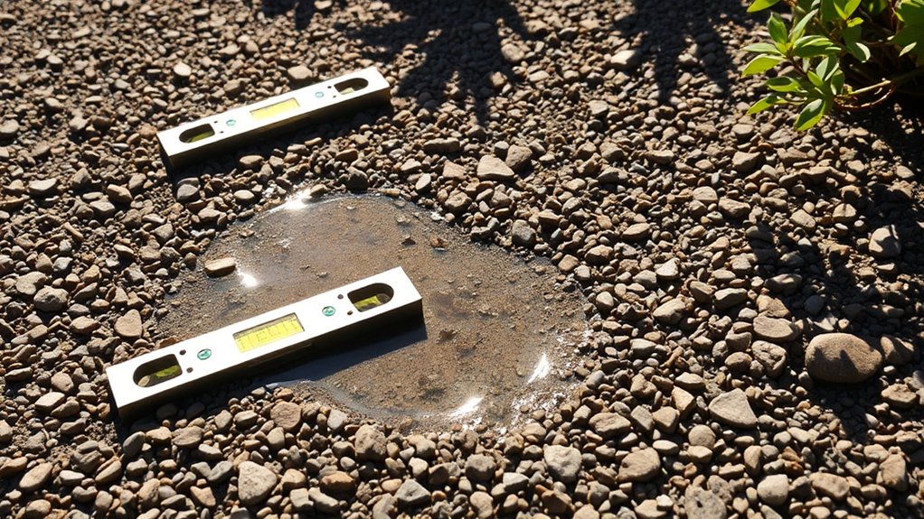 effective drainage surface leveling