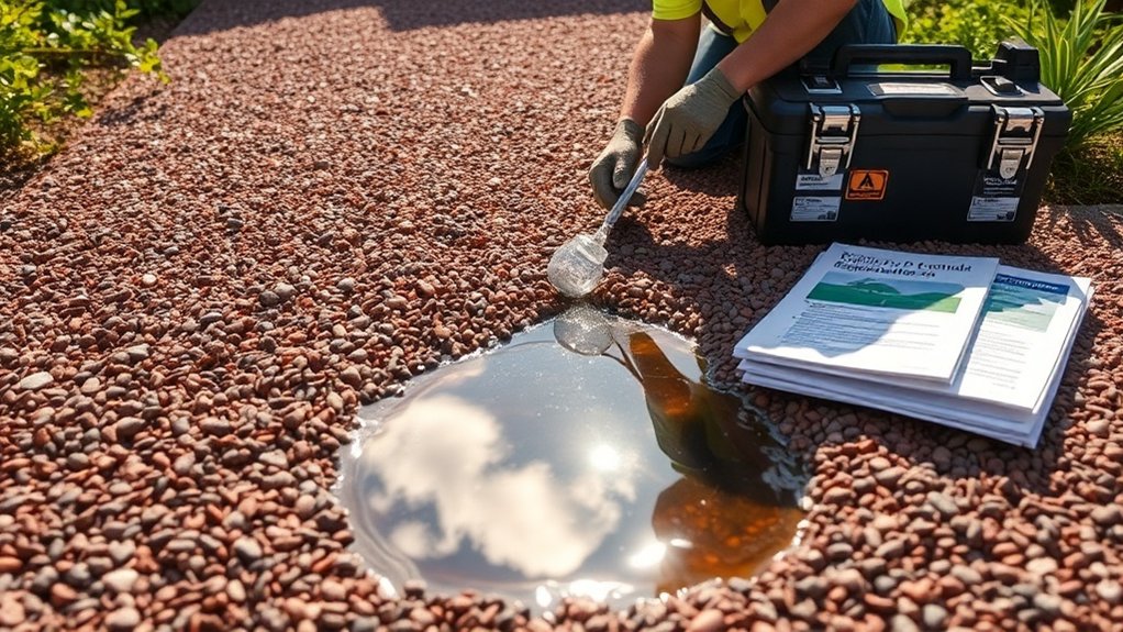 environmental compliance for surfaces