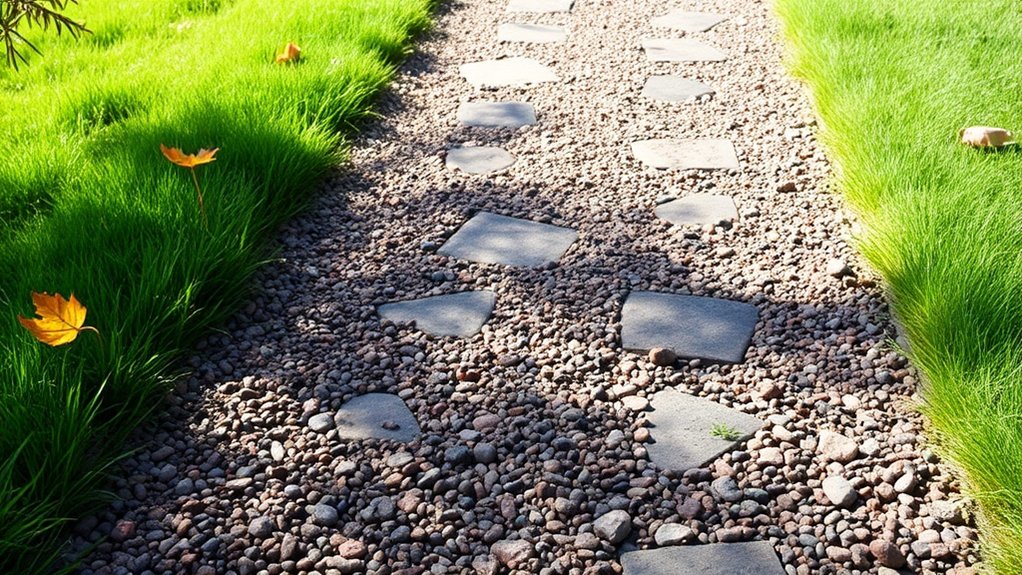 install resin over path