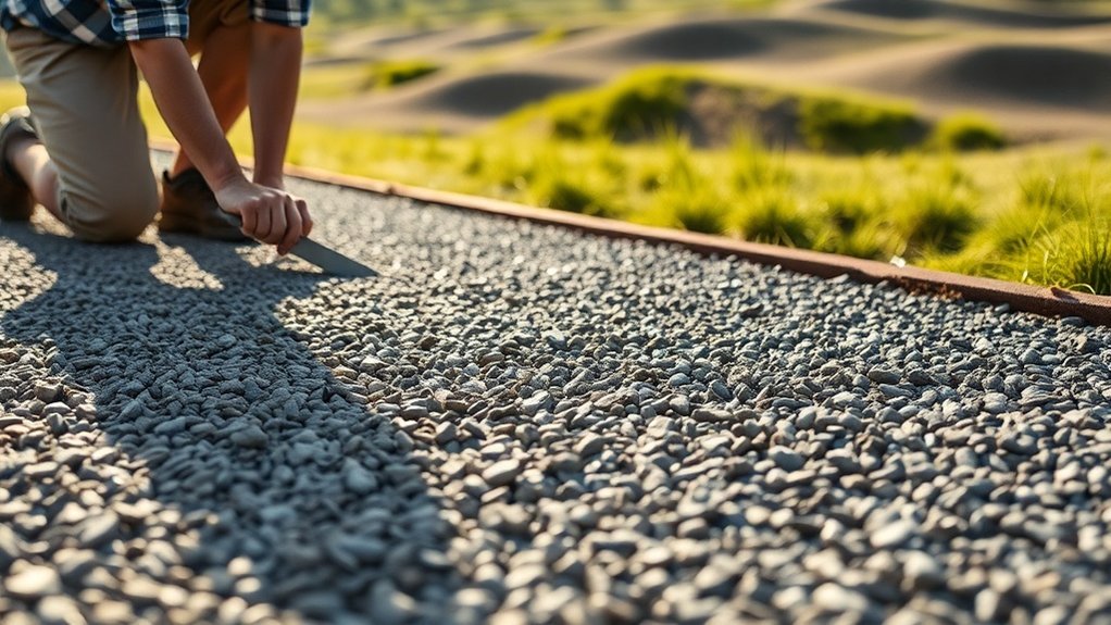 levelling uneven ground techniques