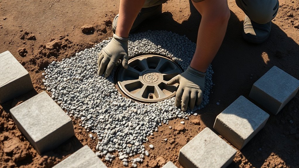 manholes edging drainage stability