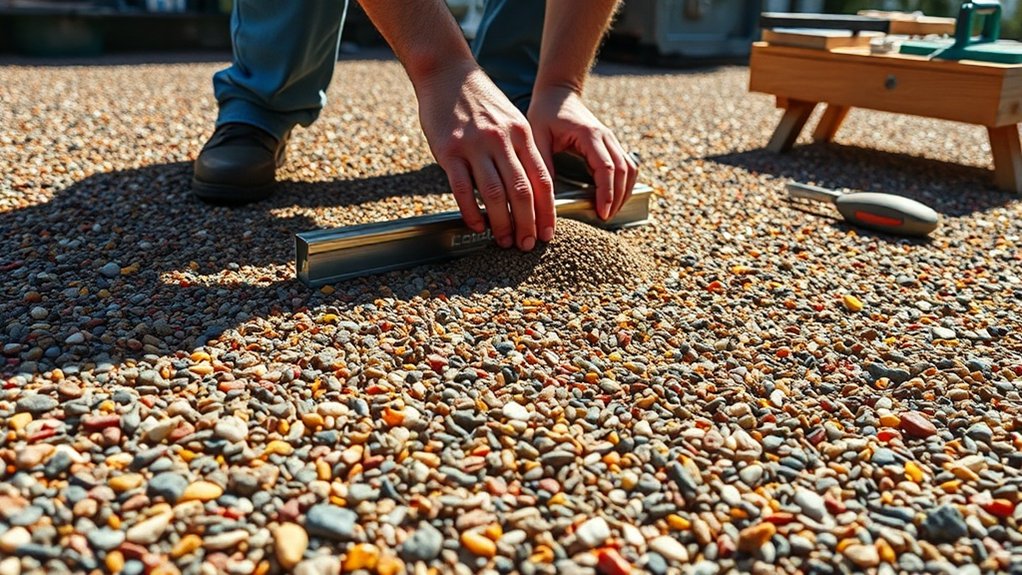 optimal gravel installation techniques