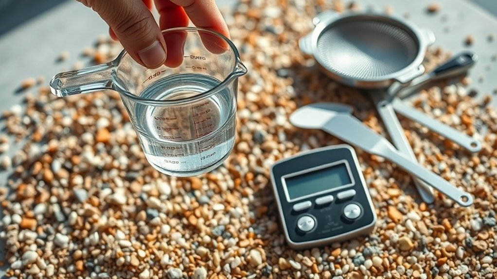 optimizing resin aggregate ratios